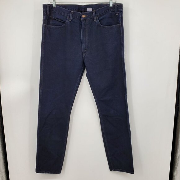 Levi's Vintage Clothing Line Orange Tab USA Dark Wash Men's Denim Jeans 38x34